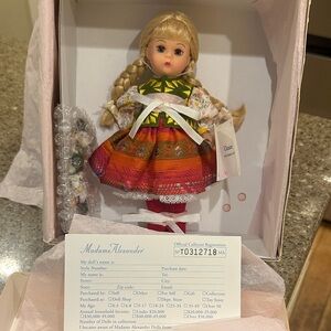 Madame Alexander Ukraine Doll NEW IN BOX